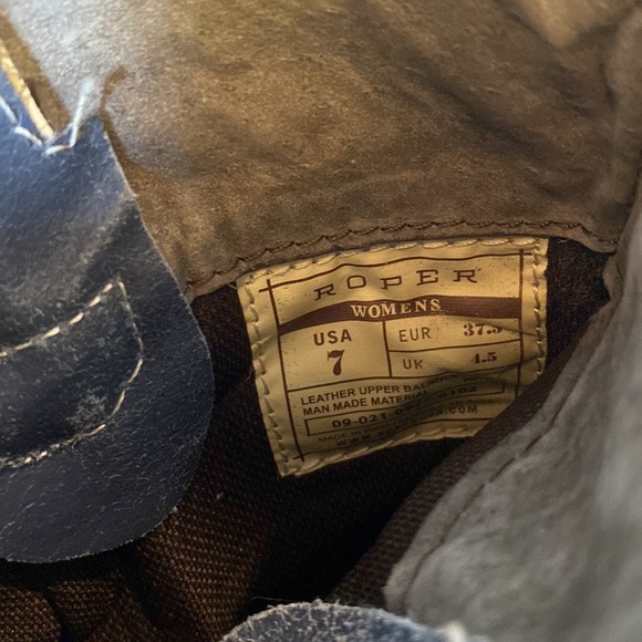 ROPER American Beauty Flag Ankle Boots - Picture 13 of 14